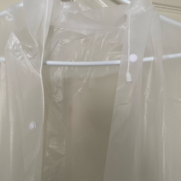 Elegant Sheer White Hooded Coverup - Picture 5 of 6